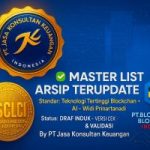 MASTER LIST ARSIP TERUPDATE  Standar: Teknologi Tertinggi Blockchain + AI – Widi Prihartanadi Status: DRAF INDUK – VERSI CEK & VALIDASI By PT Jasa Konsultan Keuangan