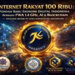 Internet Rakyat 100 Ribu: Fondasi Baru Ekonomi Digital Indonesia Berbasis FWA 1.4 GHz, AI & Blockchain — Analisis Resmi PT Jasa Konsultan Keuangan