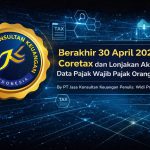 BERAKHIR 30 APRIL 2026: CORETAX DAN LONJAKAN AKURASI DATA PAJAK WAJIB PAJAK ORANG PRIBADI BY PT JASA KONSULTAN KEUANGAN PENULIS: WIDI PRIHARTANADI