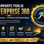 KAMPANYE PUBLIK ENTERPRISE 360 5 Pilar Premium • 20 Konten Final Siap Posting Kedalaman dan otoritas konten lama dipadukan dengan kejernihan, keamanan, dan kemudahan membaca konten baru. By PT Jasa Konsultan Keuangan 